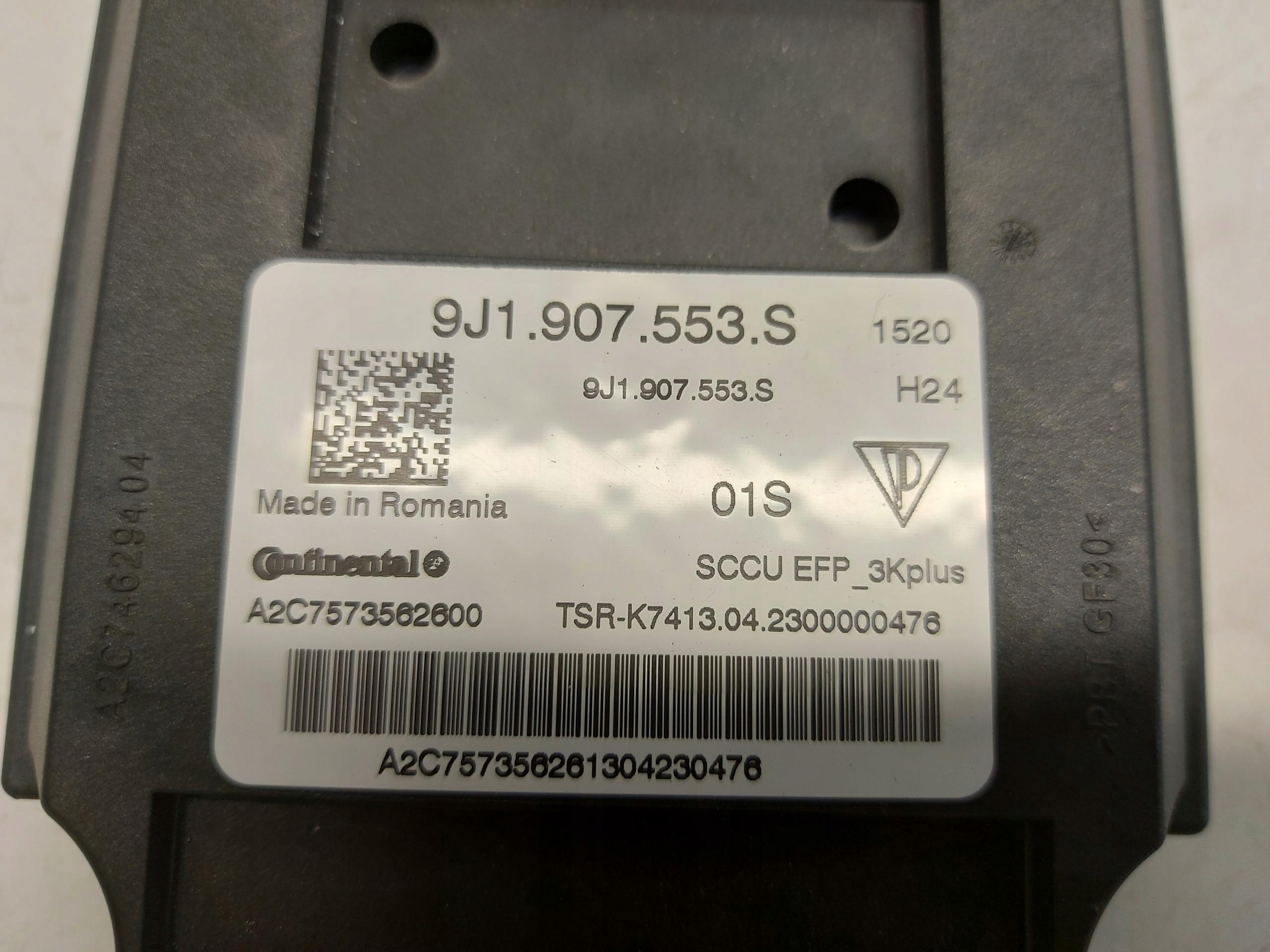 Taycan Cross Turismo control unit module centralka springing 9j1907553s