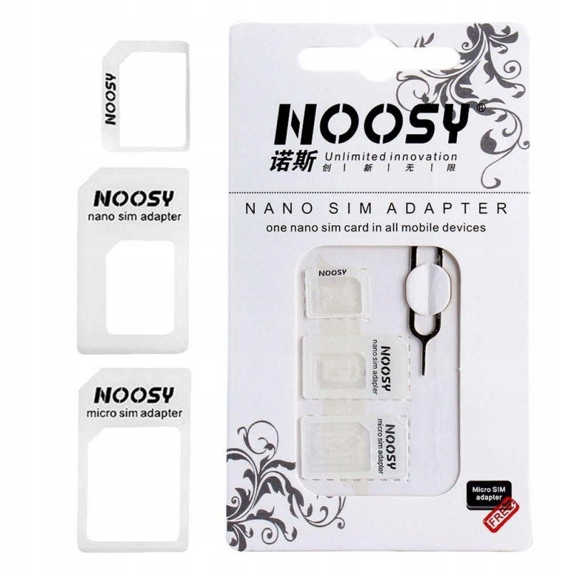 Adapter do karty NANO i MICRO Sim z IGŁĄ