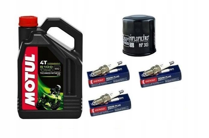 Olej Motul Filtr Świece TRIUMPH DAYTONA 675 R /ABS