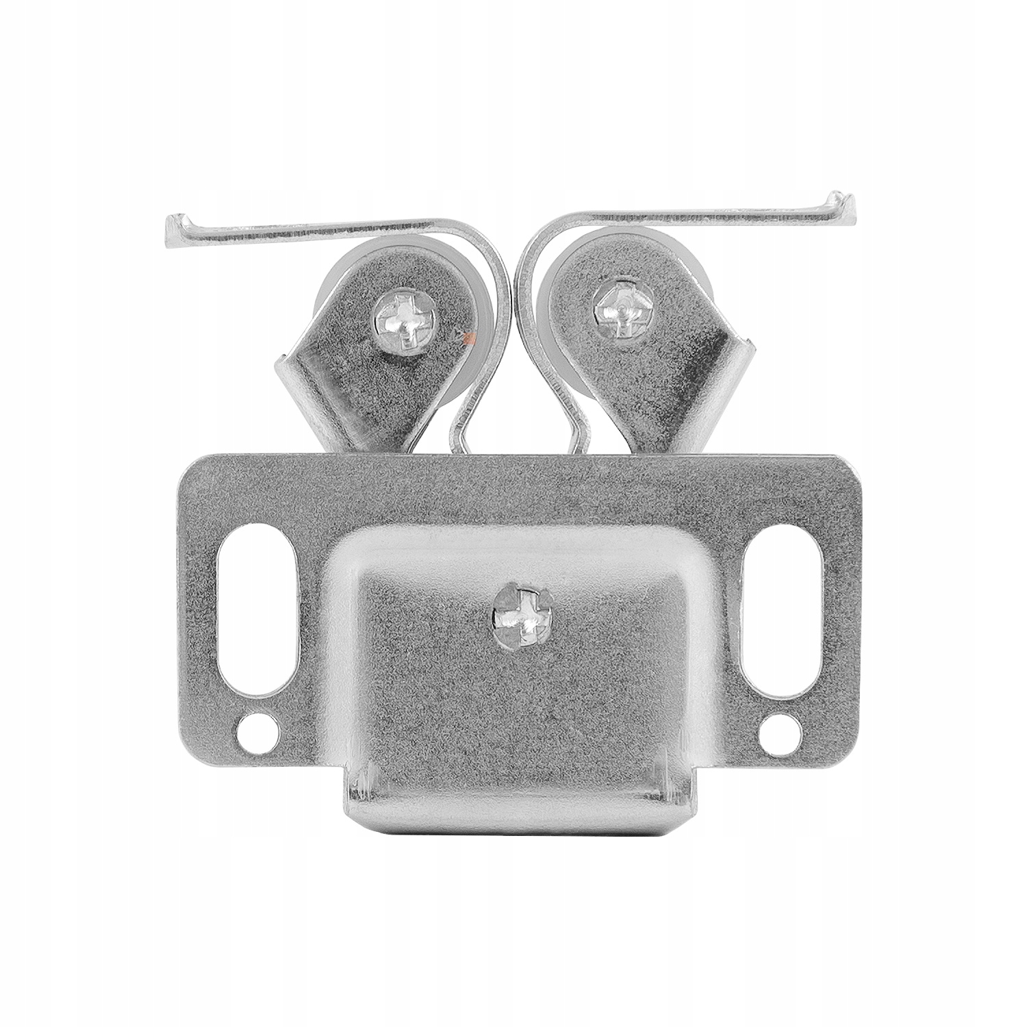 Zatrzask meblowy rolkowy wciskany ocynk - 2 sztuki Szerokość 32 mm