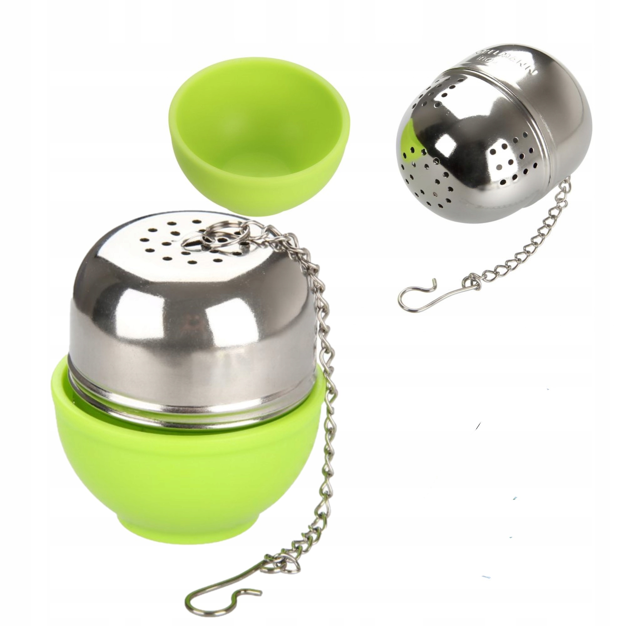 Zaparzacz do Herbaty z Łańcuszkiem i Podstawką Zaparzacz do Kubka Szklanki