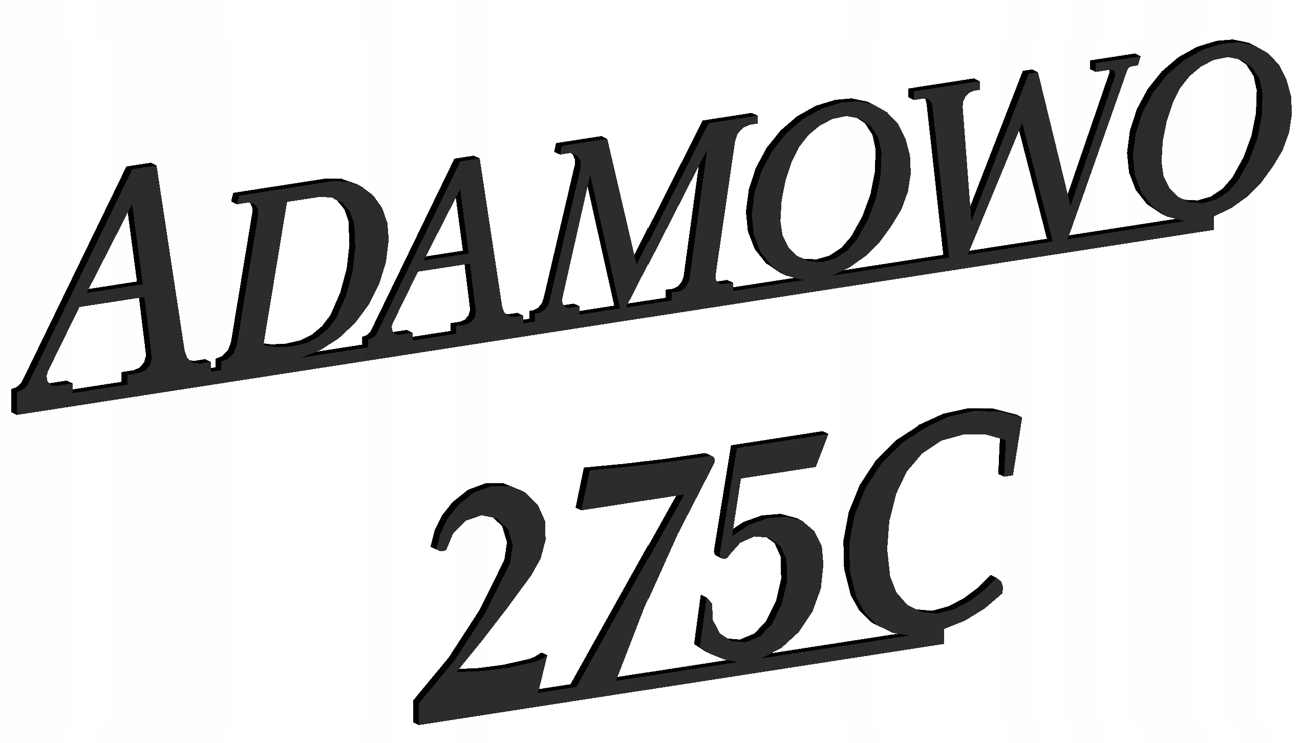 

Napis Na Dom Ulica Numer Domu Wypalane Cnc 20 CM