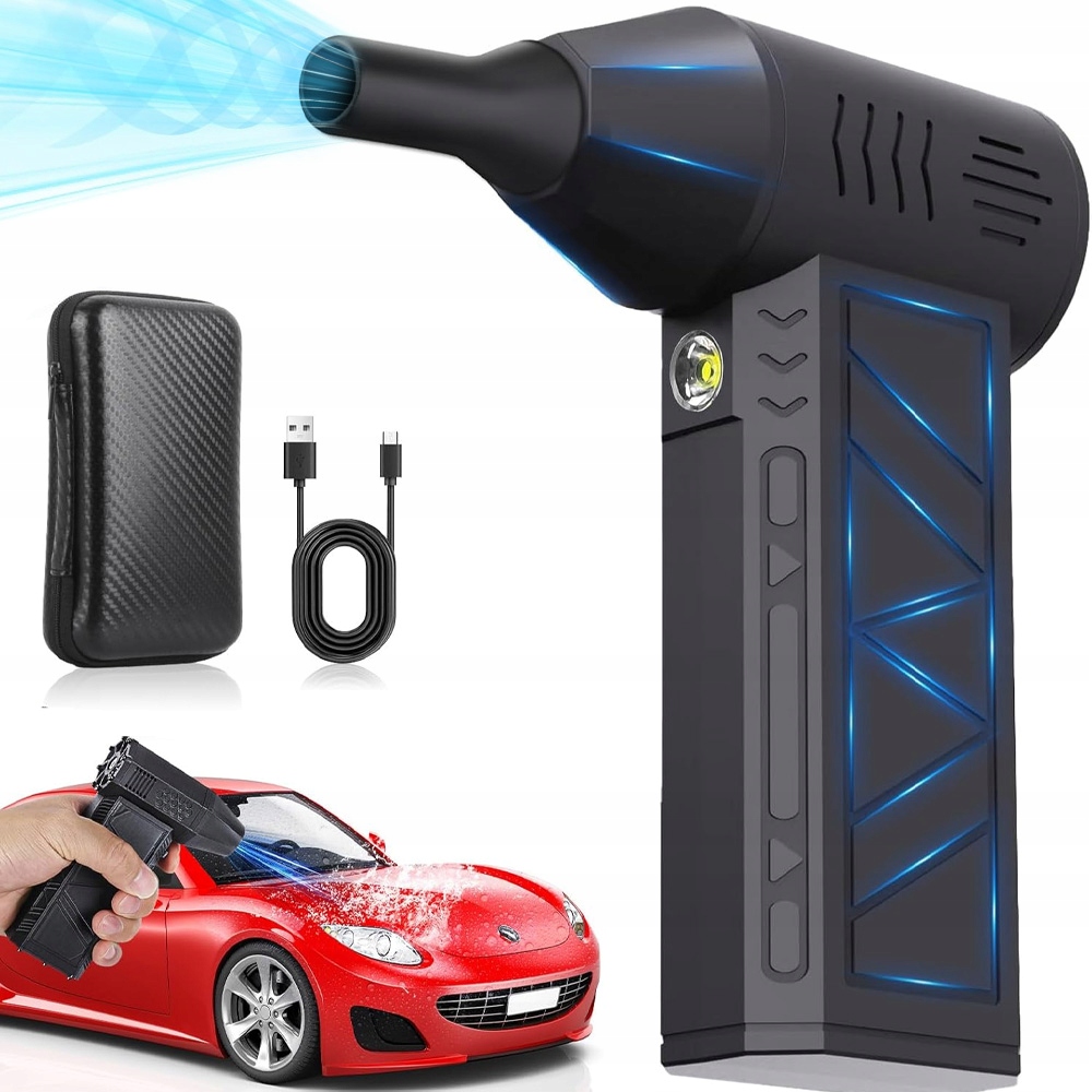 Foukač Mini Multifunkční Turbo Pro Prach Počítače, 4 Rychlosti 130000 Rpm