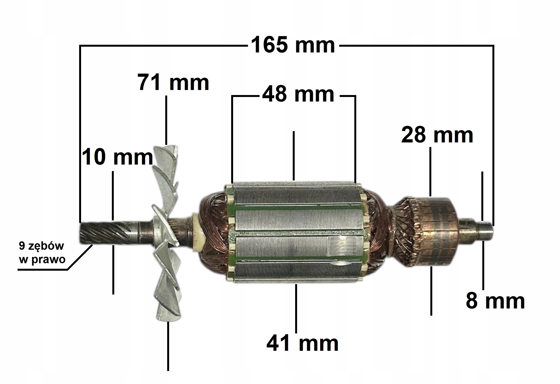 Oběžné kolo pro pilu Einhell s 9 zuby (jk 345)