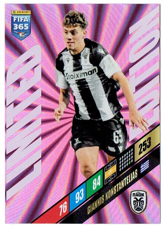 Panini Fifa 365 2024 Limited Paok Konstantelias