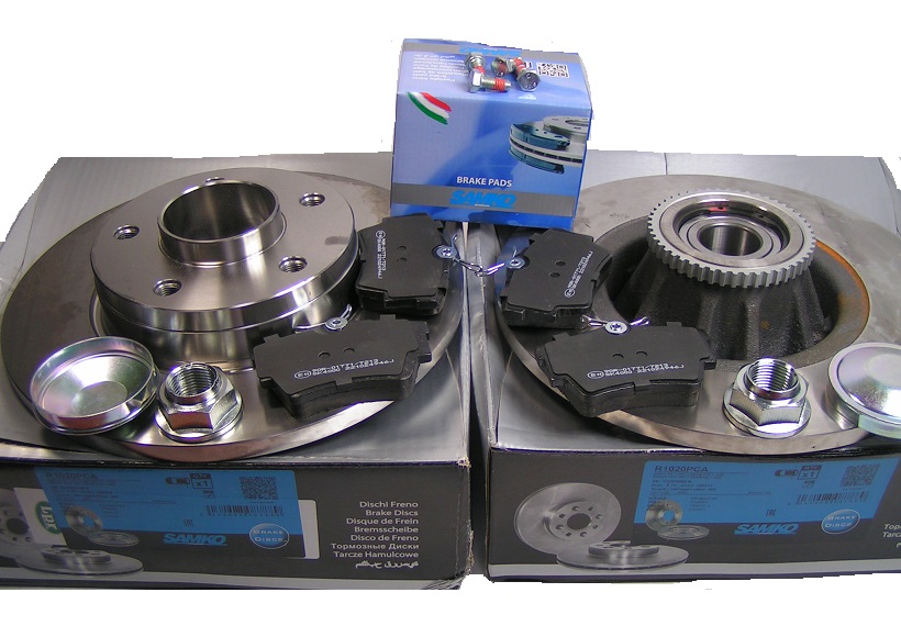 R1020PCA - ДИСКИ + ПІДШИПНИКИ КОЛОДКИ PRIMASTAR TRAFIC II VIVARO