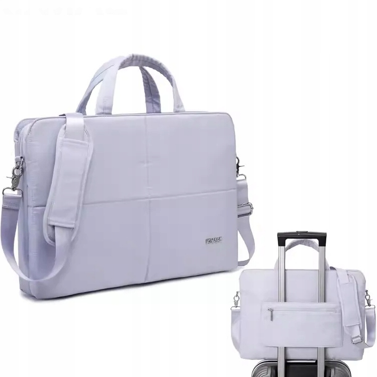 Damska Torba na laptopa 15,6 Kinmac KC27 kieszenie antywstrząsowa fioletowa