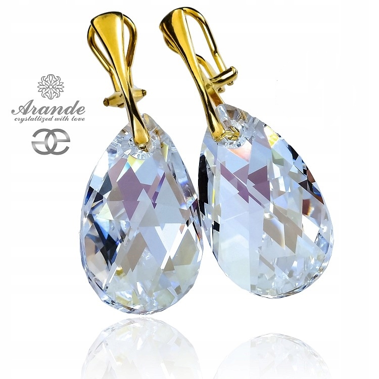 Krystaly Klipy Crystal Moonlight Zlaté Stříbro