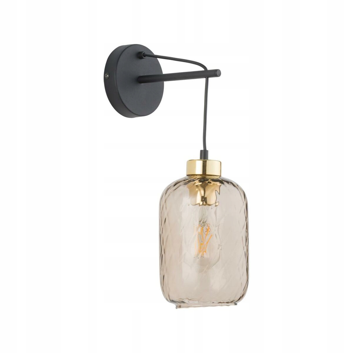 Nástenné svietidlo Pescara hnedé E27 Tk Lighting