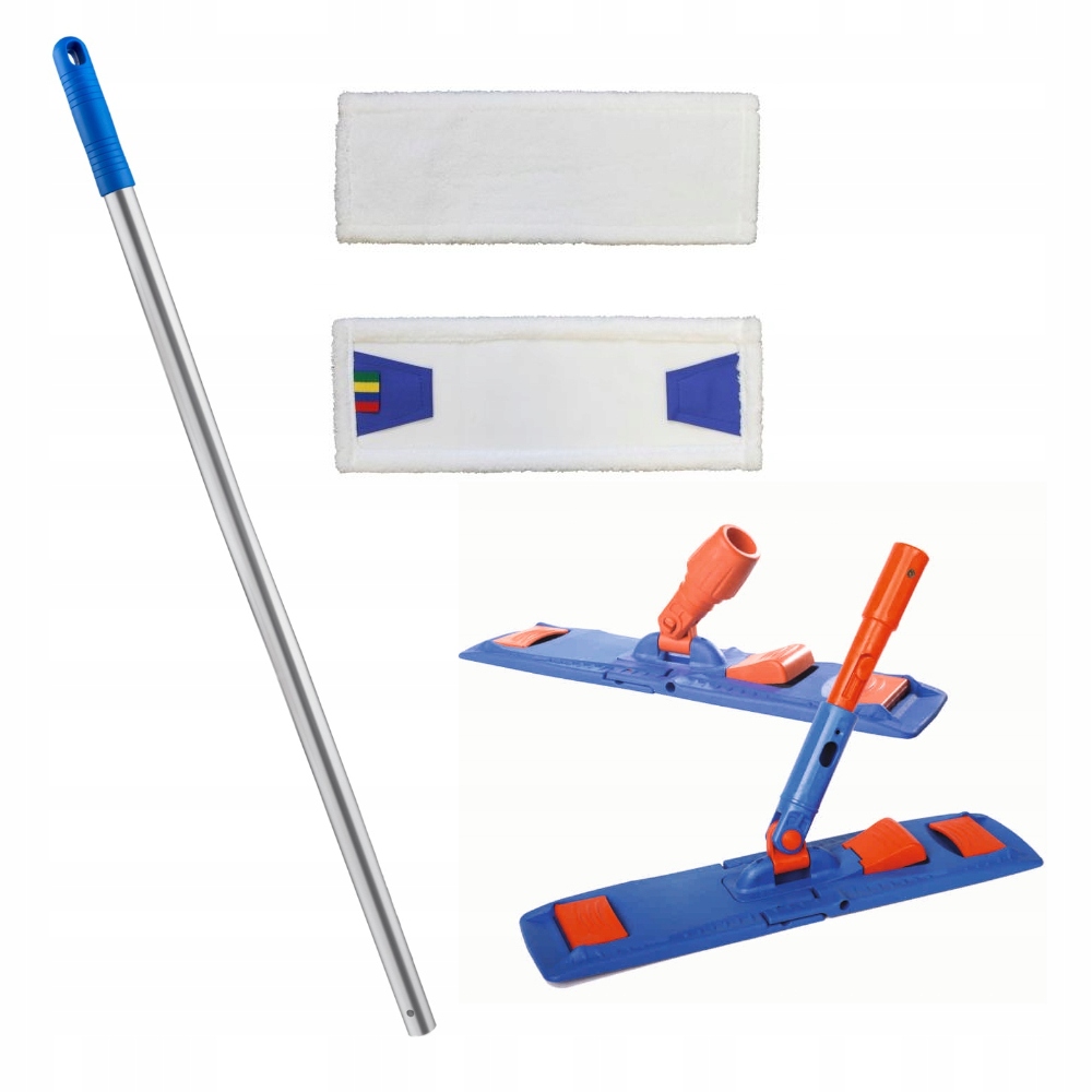

Mop Klips Mikrofibra+stelaż Klips 40CM+KIJ Alum