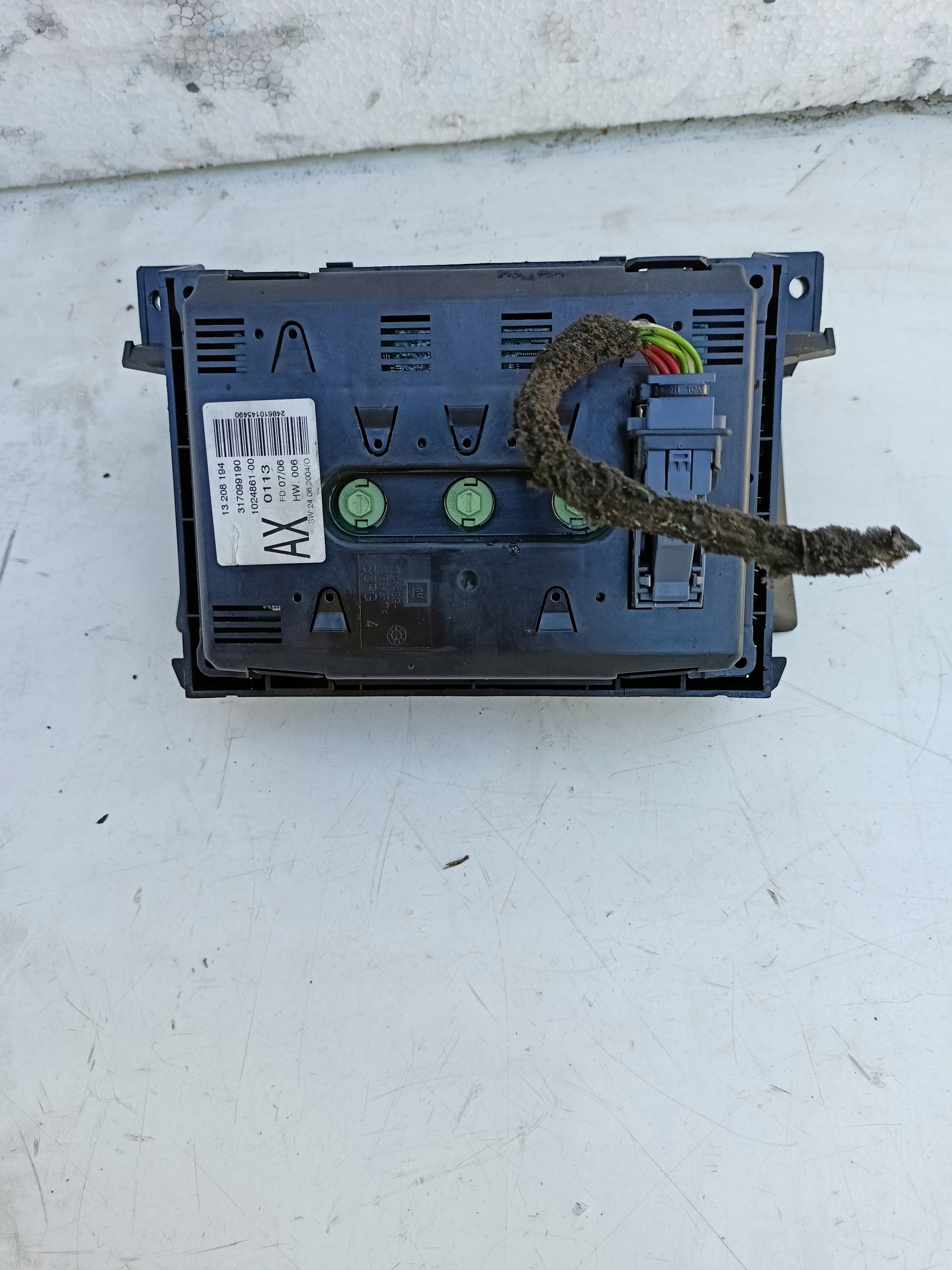display OPEL ASTRA H 13208194