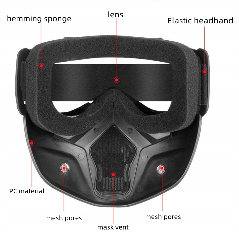 Maski wojskowe do ochrony przed pyłem i mgłą Producent inny