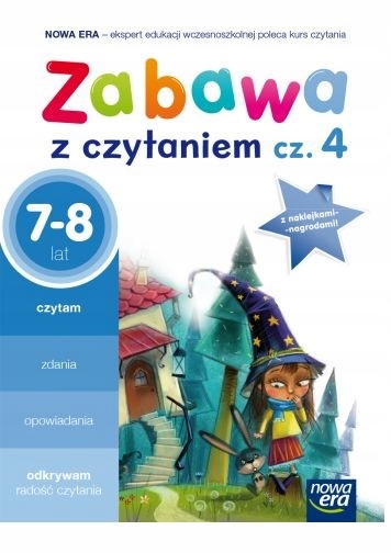 ZABAWA Z CZYTANIEM 7-8 LAT CZ.4 NAKLEJKI