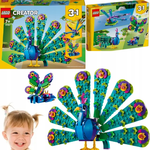 LEGO Creator 3 w 1 31157 Egzotyczny paw NOWOŚĆ DLA DOROSŁYCH WALENTYNKI