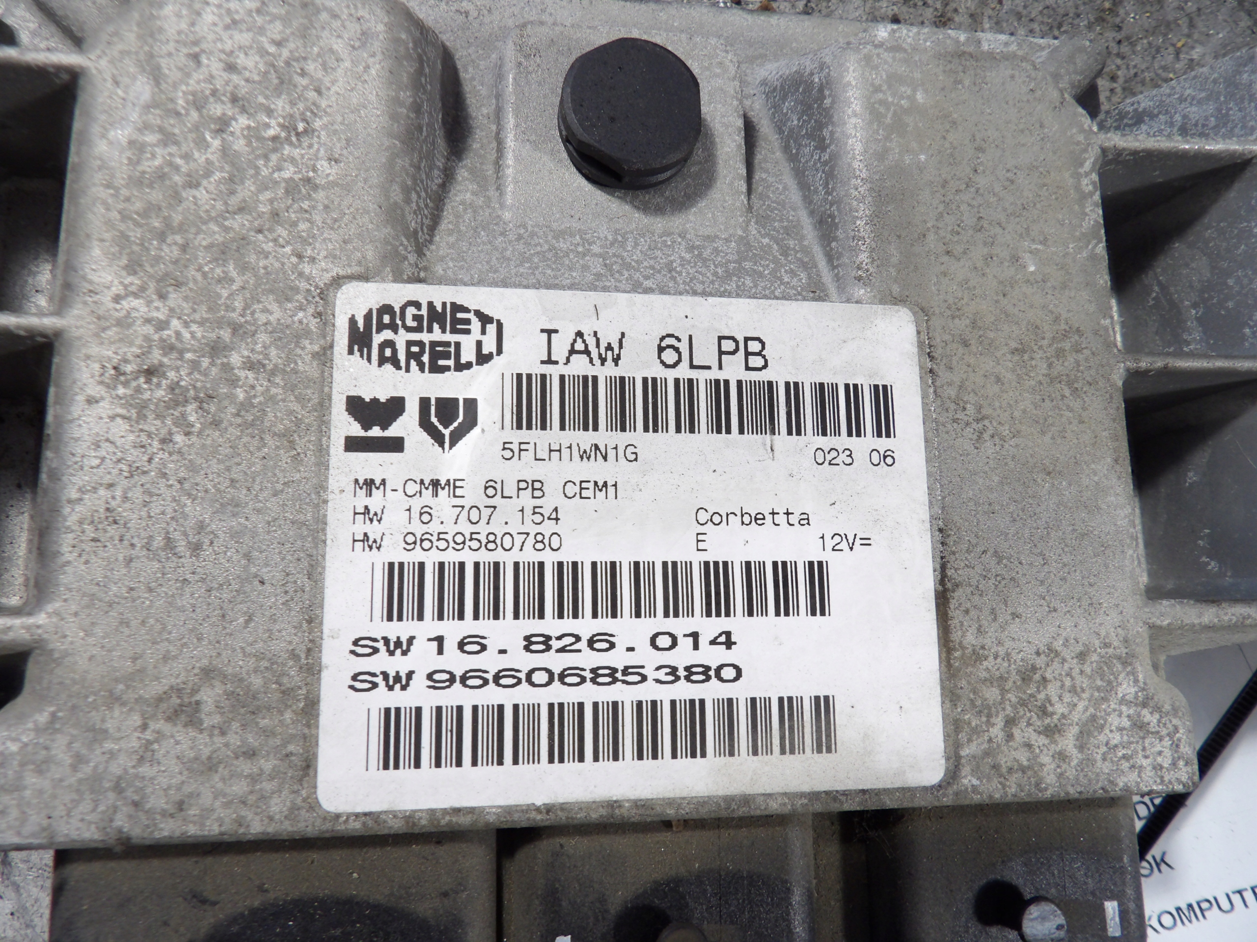 Peugeot 407 SW computer, control unit 9660685380 9659580780