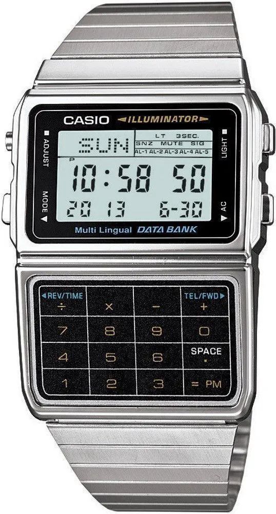 Casio Vintage DBC-611-1DF – „Data Bank“ ve stylu retro stylu