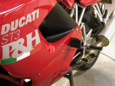 Crash Pady Classic Rg Racing Ducati ST3 Čierne