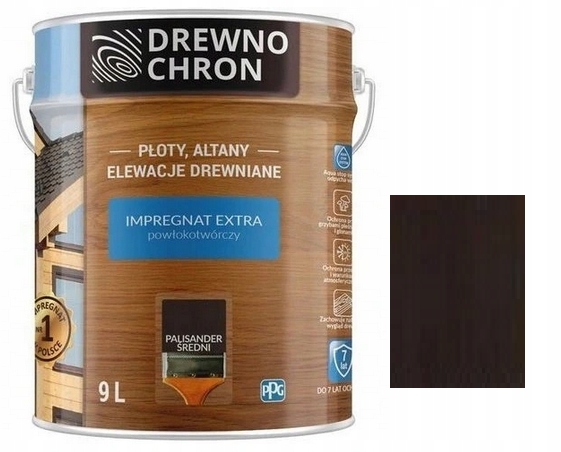 

Drewnochron Impregnat Extra Palisander Średni 9L