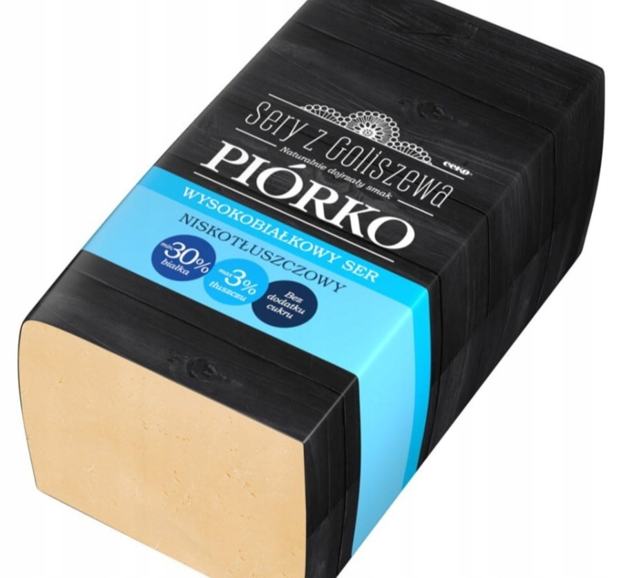 Levně Sýr Piórko z Goliszewa Nízkotučný 2,5kg Celý Blok