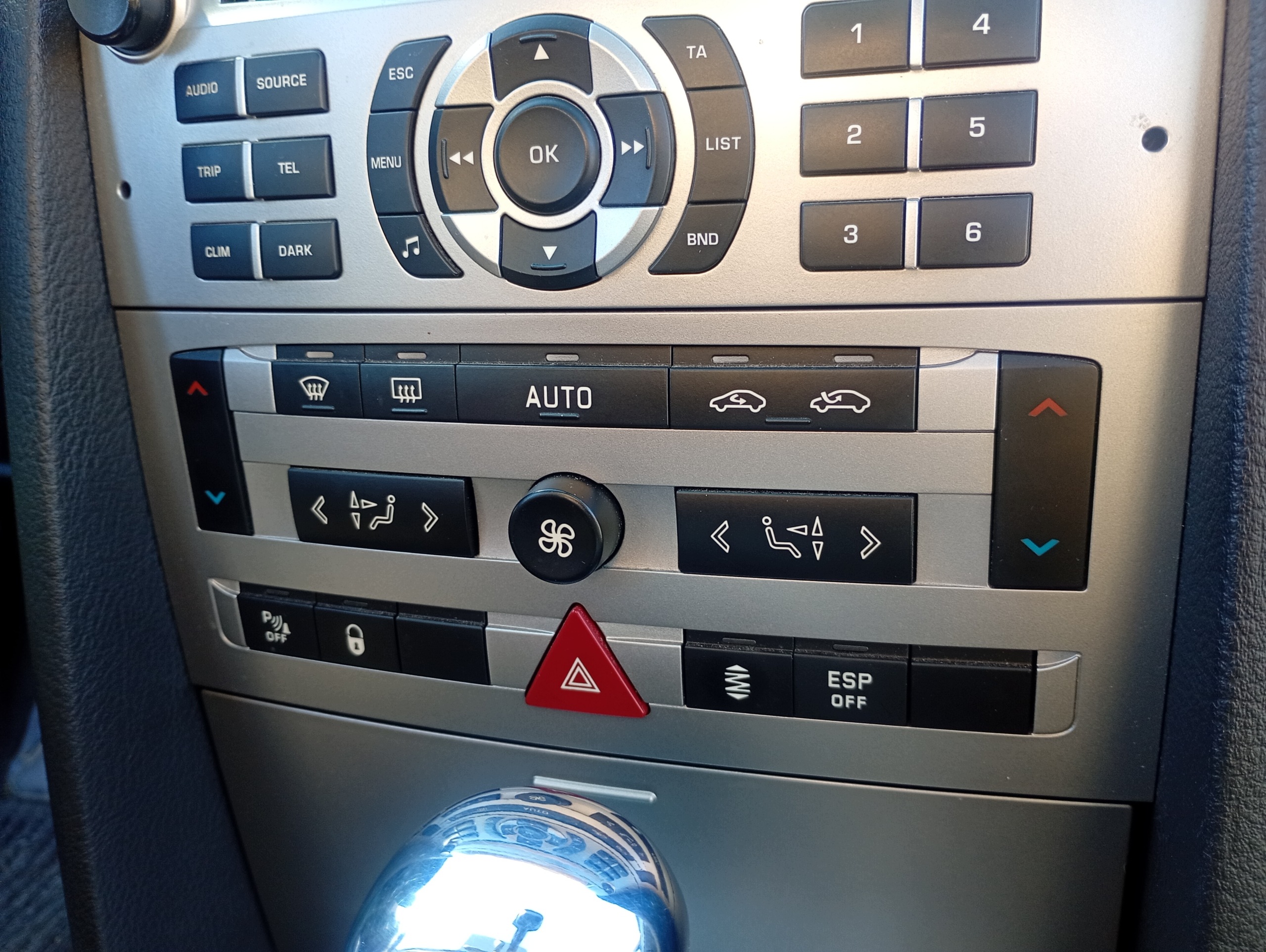 Panel switch regulacja air conditioning devices heating Peugeot 407 SW 04-10