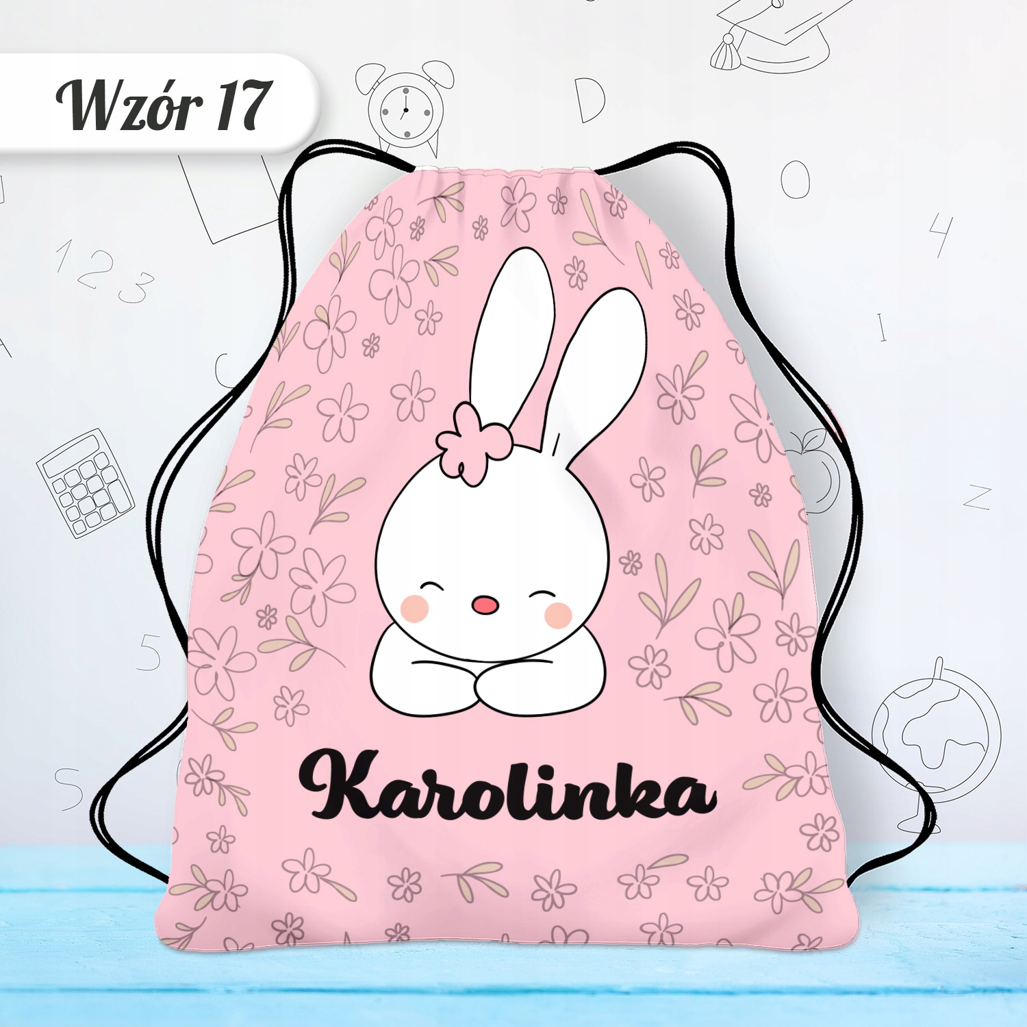 PLECAK WOREK NA BUTY WOREK DO PRZEDSZKOLA PIÓRNIK SZKOLNY Z IMIENIEM Marka inna