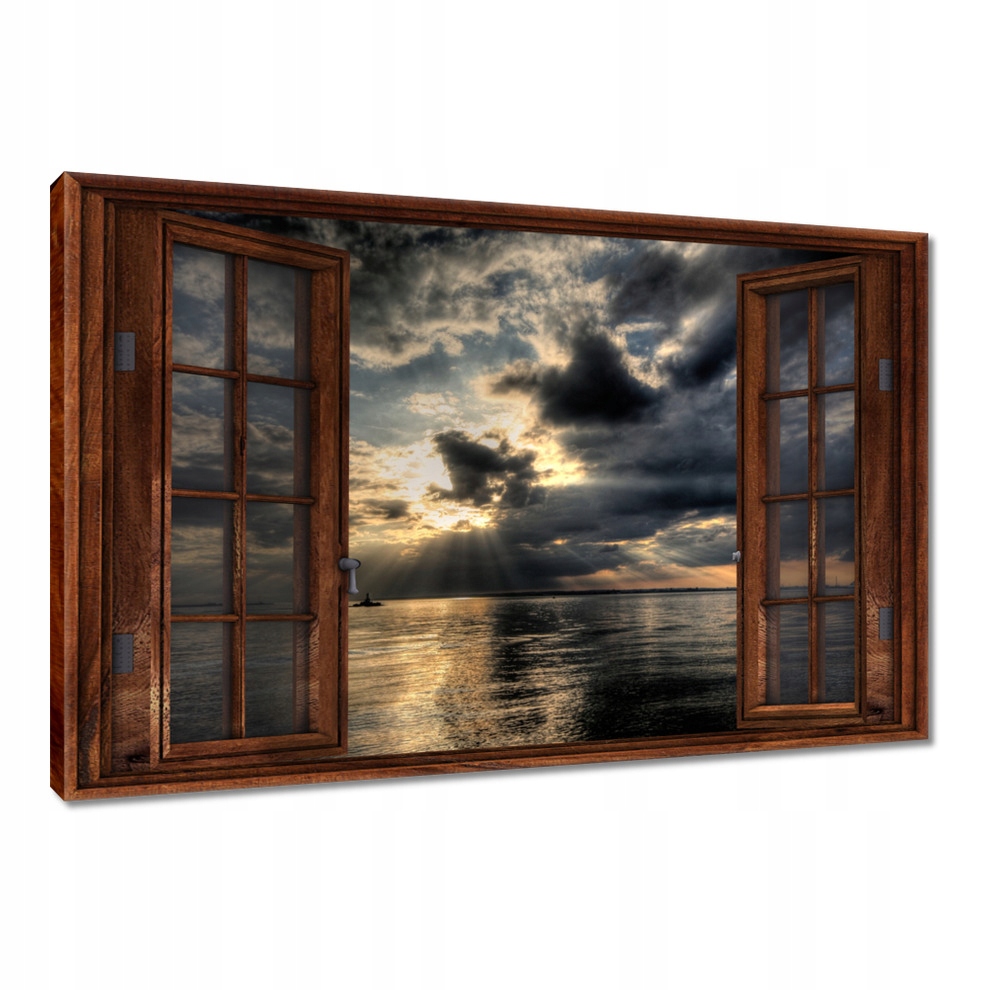 

Obrazy 120x80 Zachód słońca wśród chmur