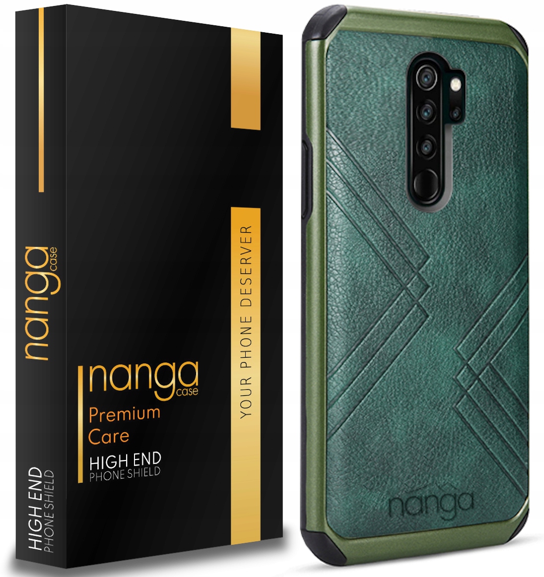 

Etui Ze Skóry Business Do Redmi Note 8 Pro Green