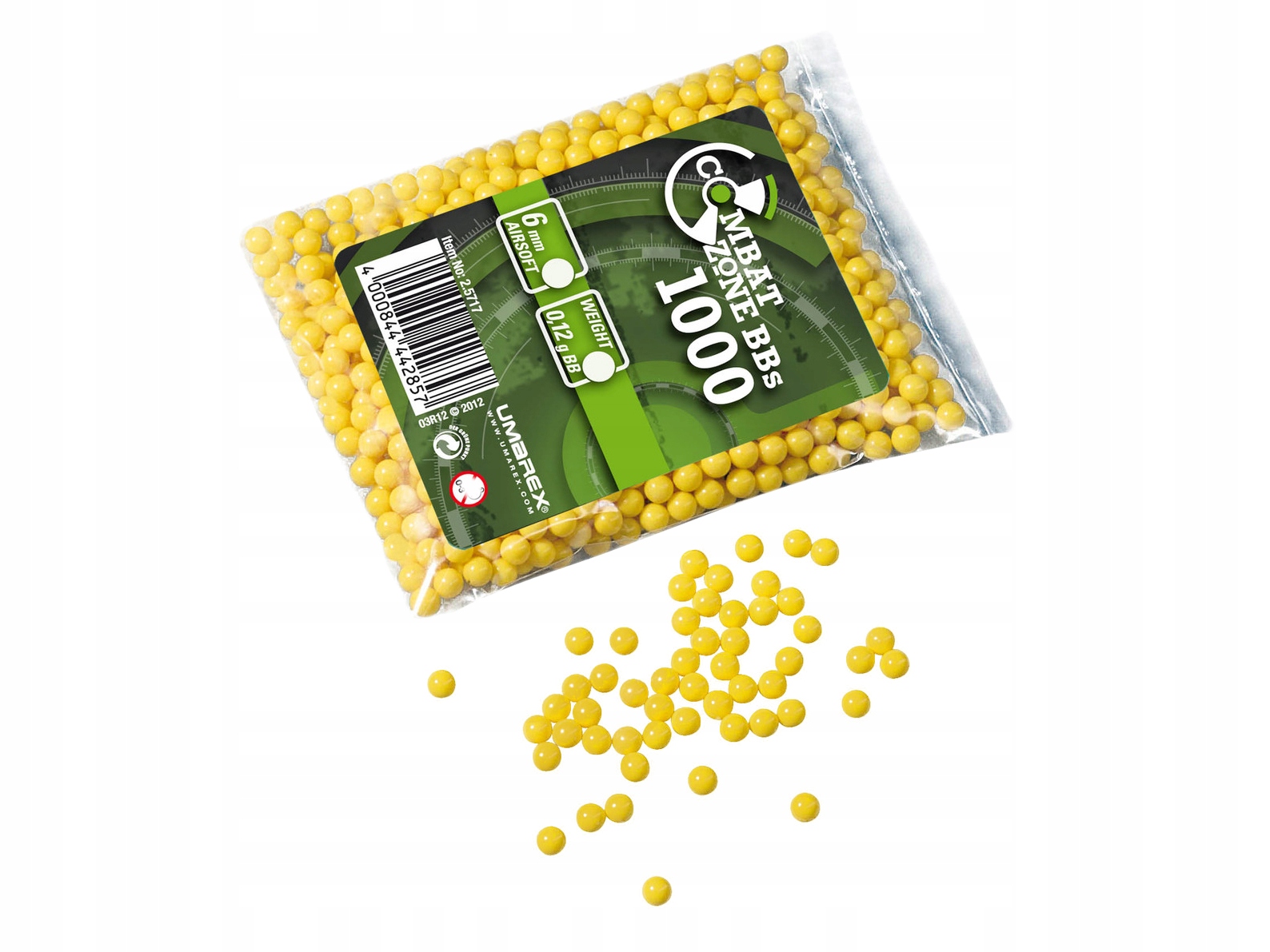 Kulki Bb do Asg Combat Zone Basic 0,12 g 6 mm 1000 szt.