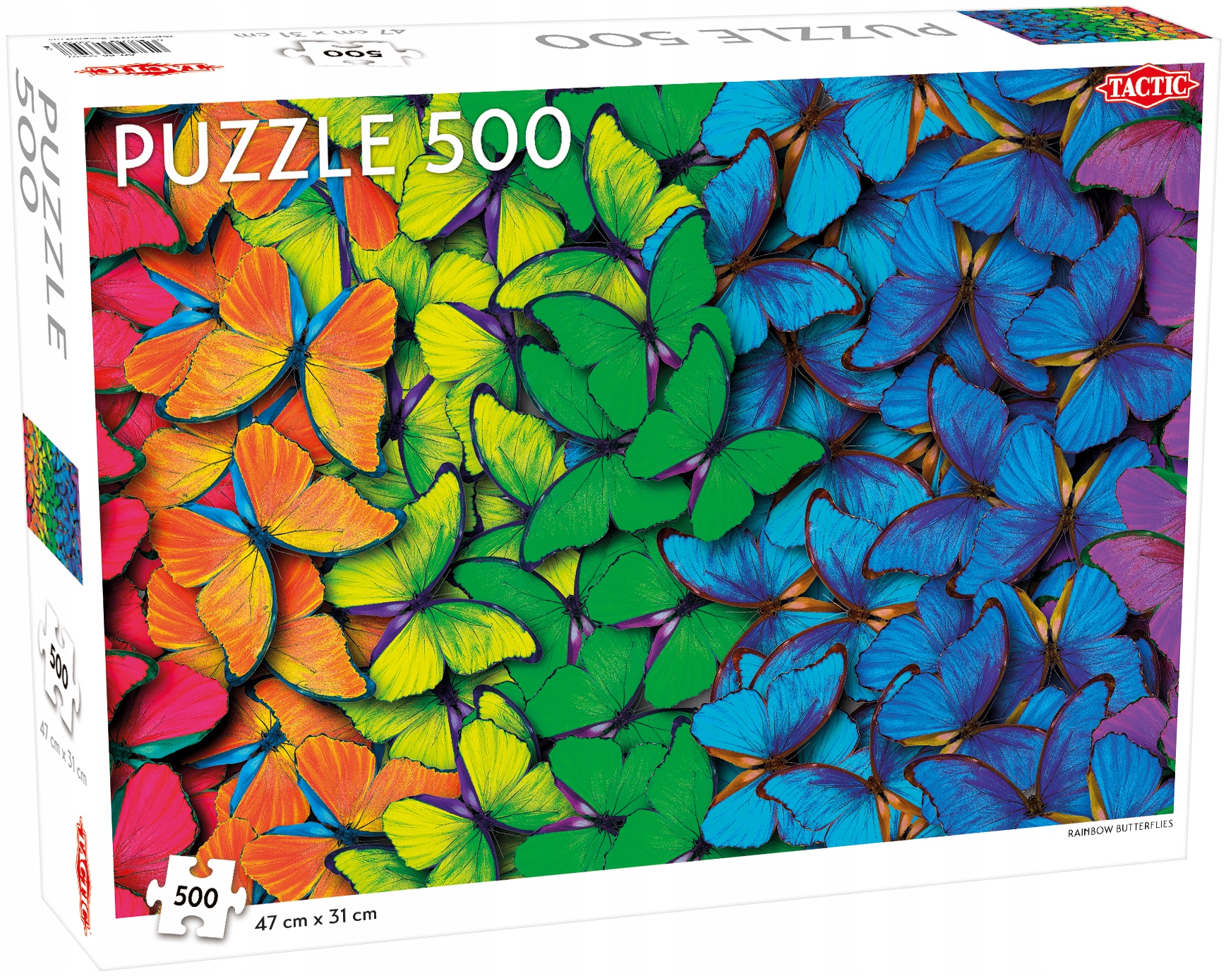 

Tactic Puzzle 500el Tęczowe Motyle