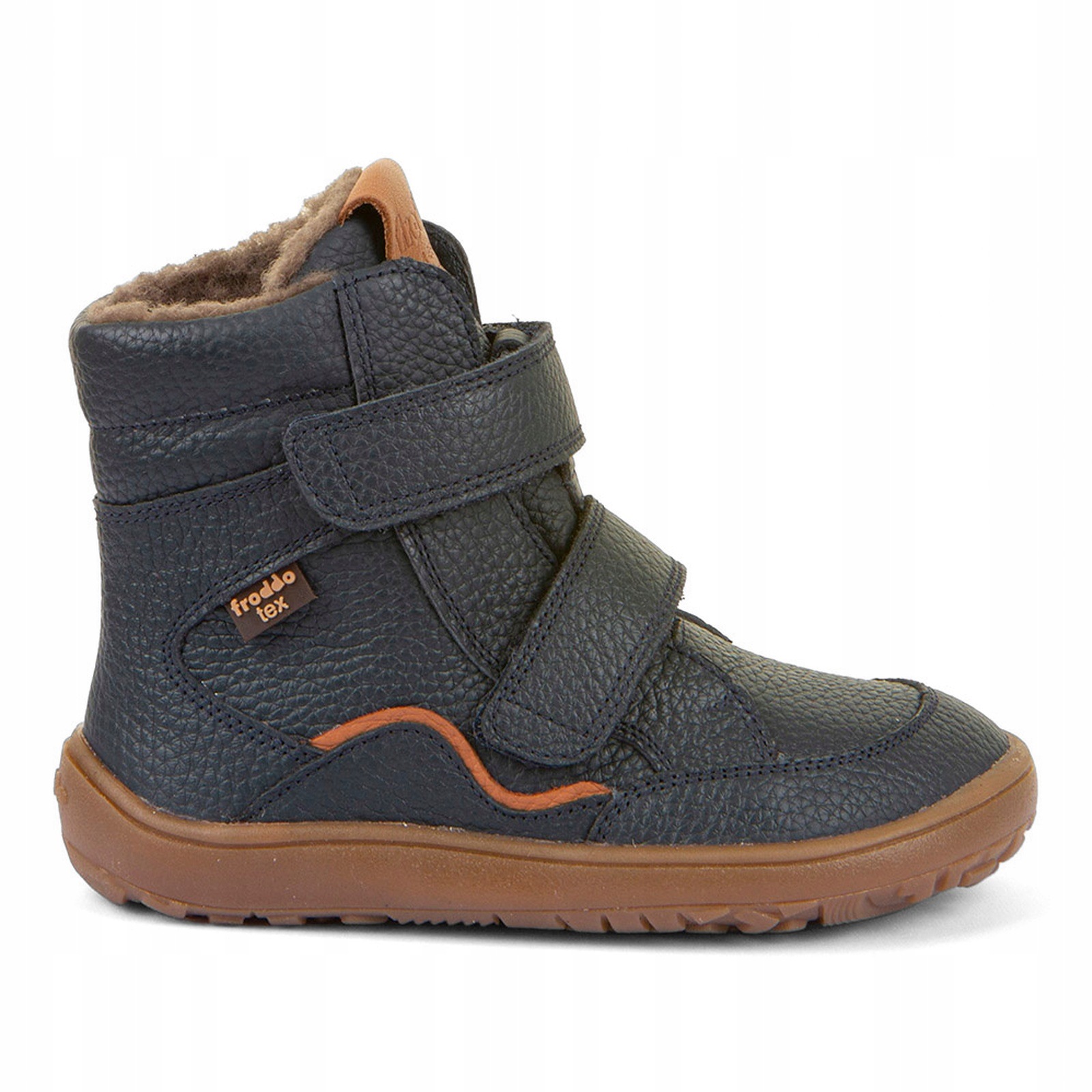 Śniegowce barefoot zimowe dziecięce Froddo Winter Leather Dark Blue 28