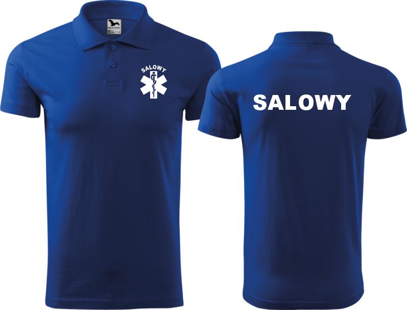 

Męska Koszulka medyczna Polo Salowy Bawełna