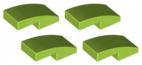 

Lego skos 1x2 limonkowy 4 szt. 11477 Nowy