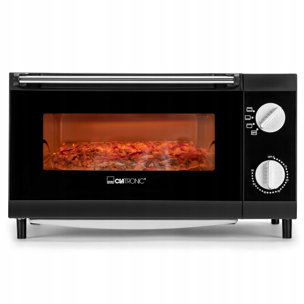 Mini Piekarnik Opiekacz Grill Piecyk Do Pizzy 1000W 12L Elektryczny Grill