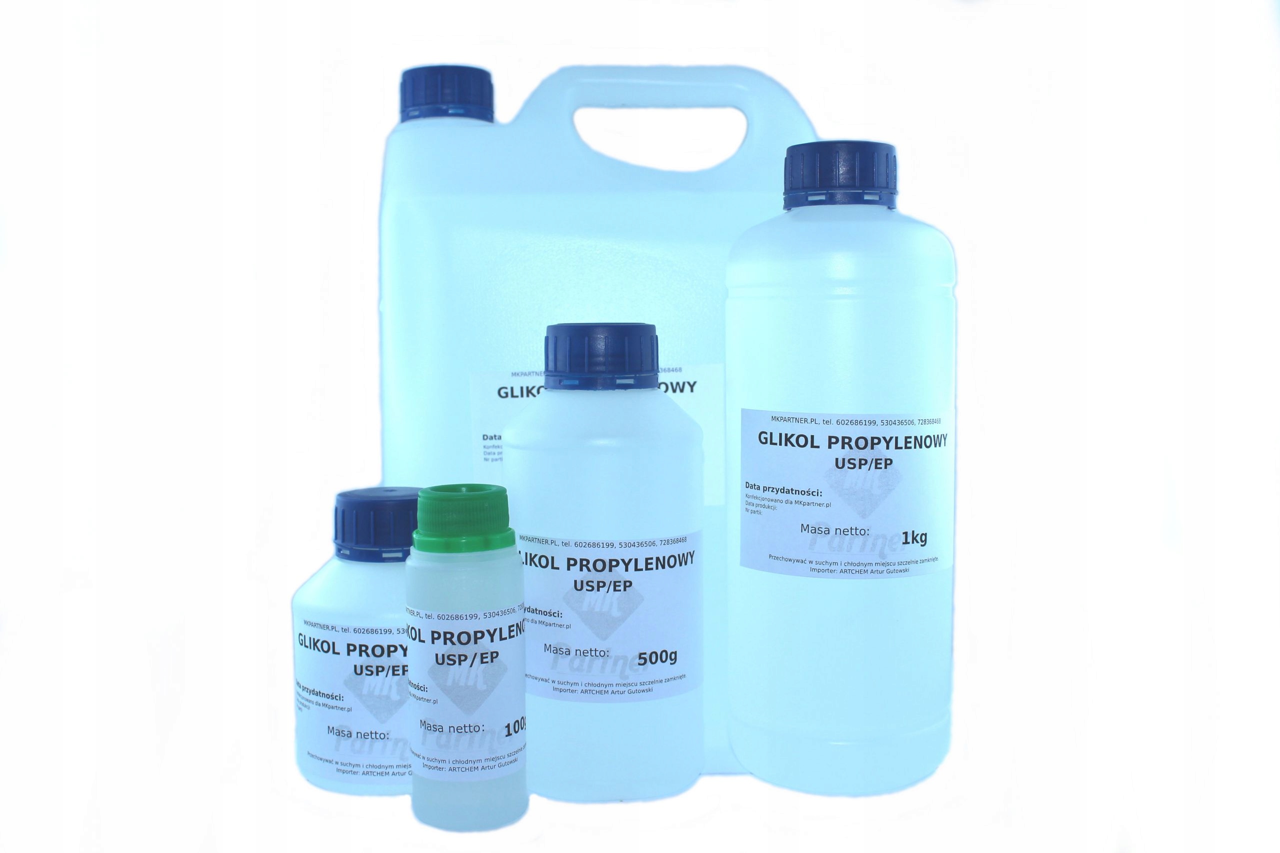 Glikol propylenowy Czystość Usp/ep Waga: 500g