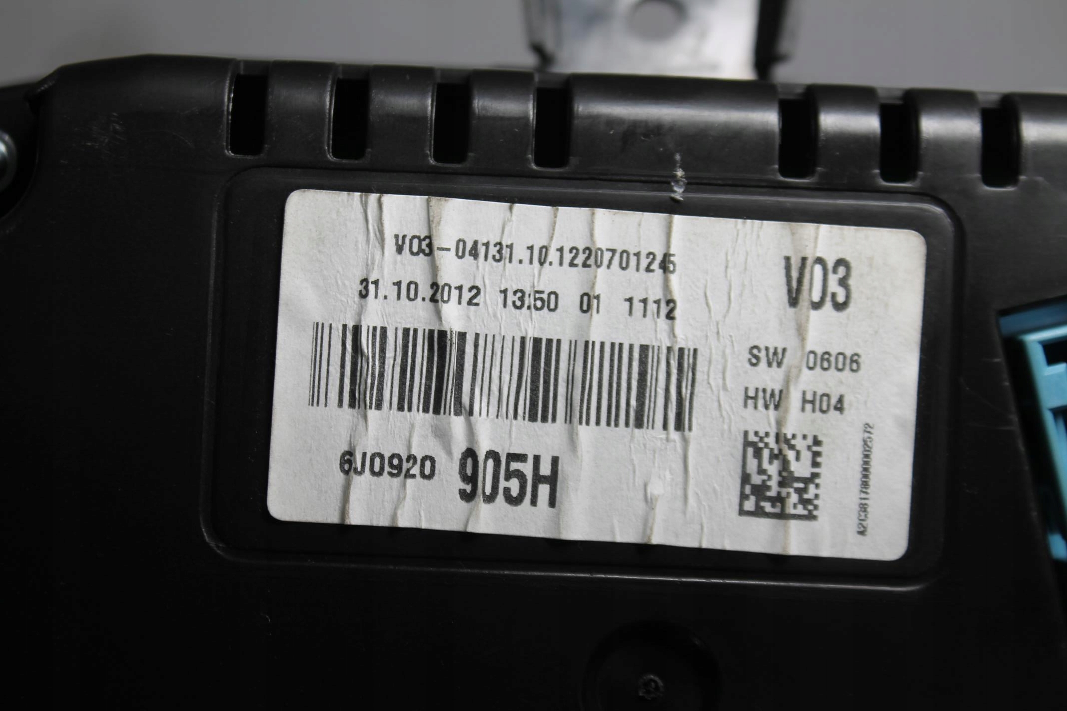 dials dials 6J0920905H IBIZA 6J 1.2 TDI 08- UK