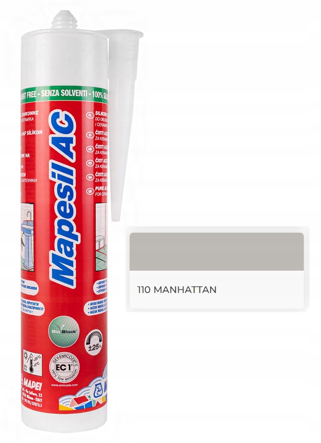 

Silikon Mapei Mapesil Ac 310ml Manhattan 110