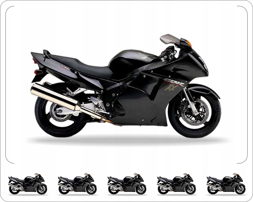 Samolepky Juula Pro Honda Cbr 1100 XX 1997-1998 Černé