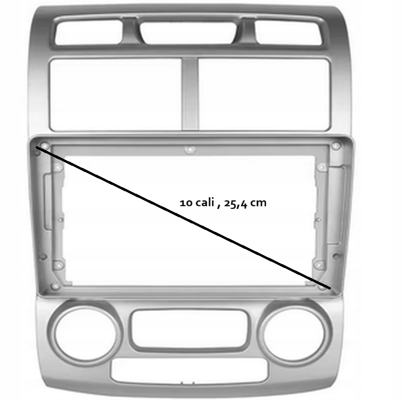 Rámeček Kia Sportage 2004-2007 Pro Rádio 10 Palců