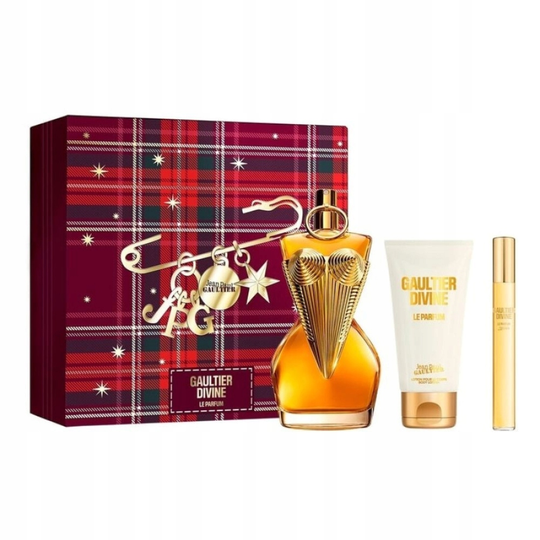 Jean Paul Gaultier Divine Le Parfum sada 100 ml 10 ml 75 ml balzám