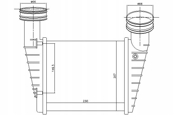 Nissens Intercooler Škoda Superb I Vw Passat 1.9D/