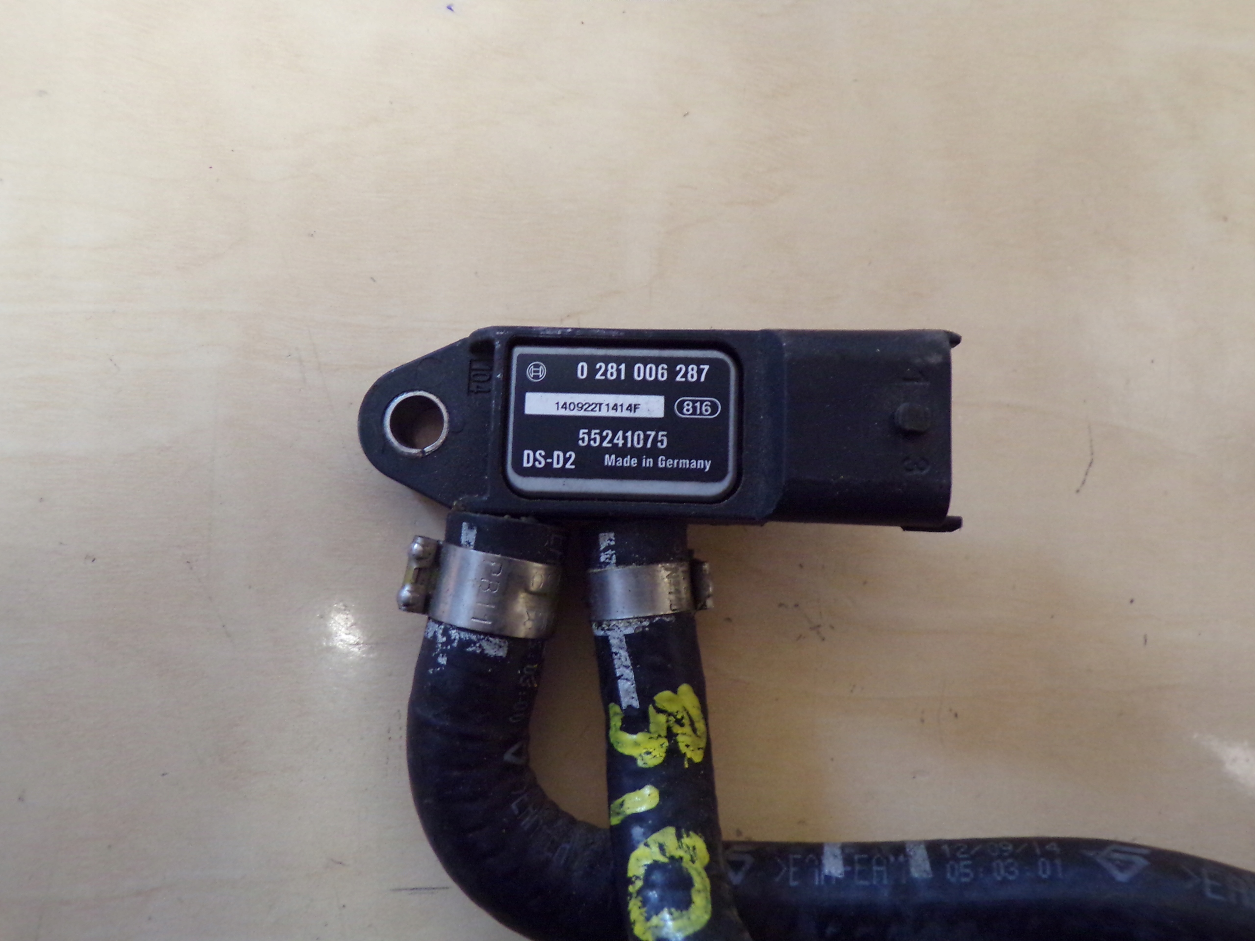 DUCATO JUMPER BOXER 12- SENSOR CISNIEN DPF 0281006287