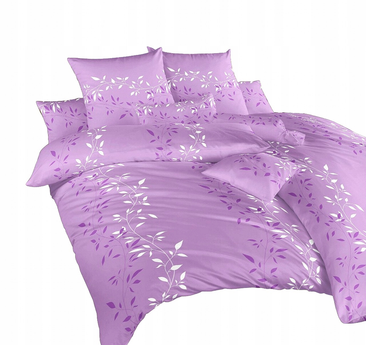 Dadka Obliečky krep Mandevila fialová 220x200, 2x70x90 cm