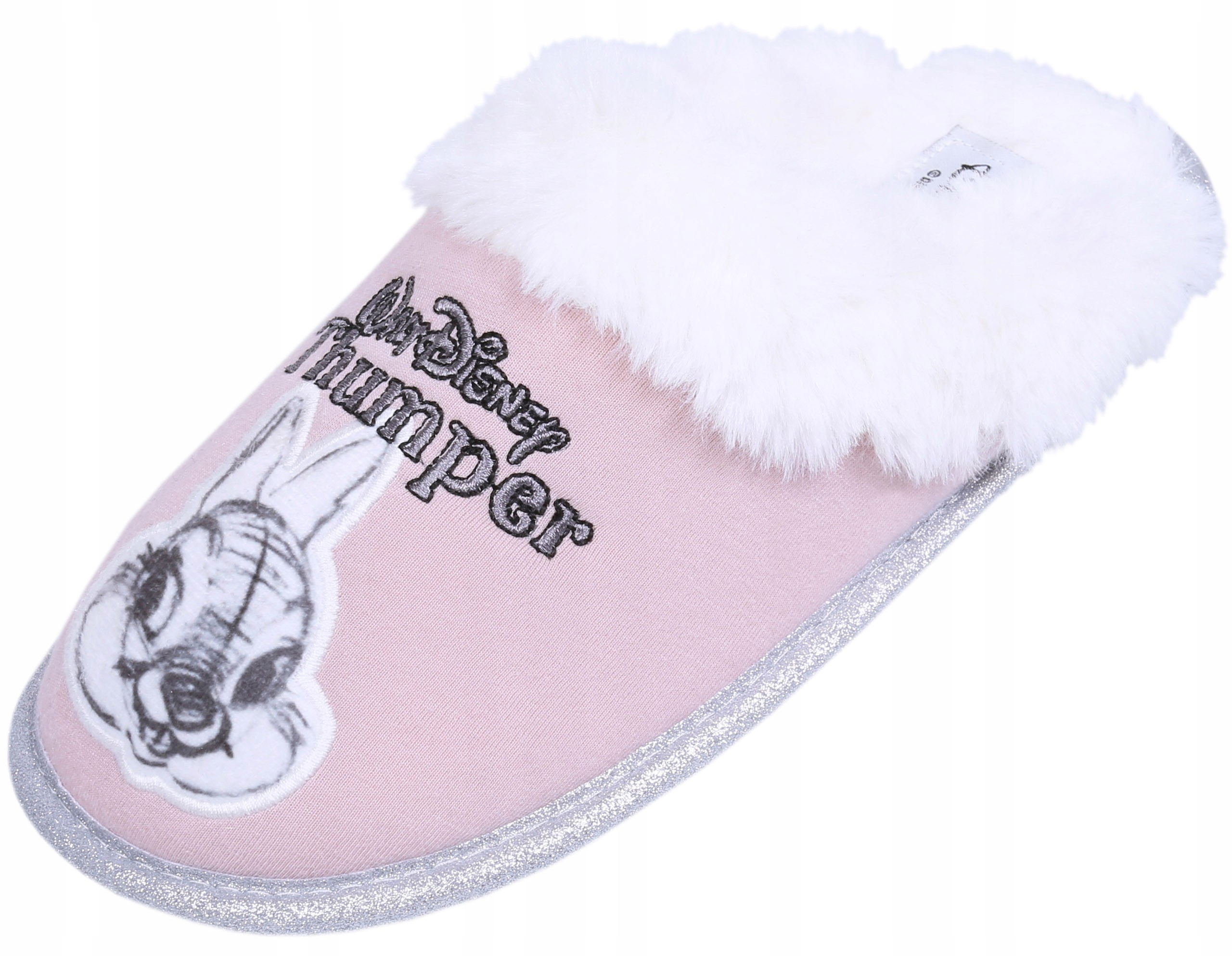 

Różowe, cieplutkie kapcie z białym wnętrzem Tuptuś