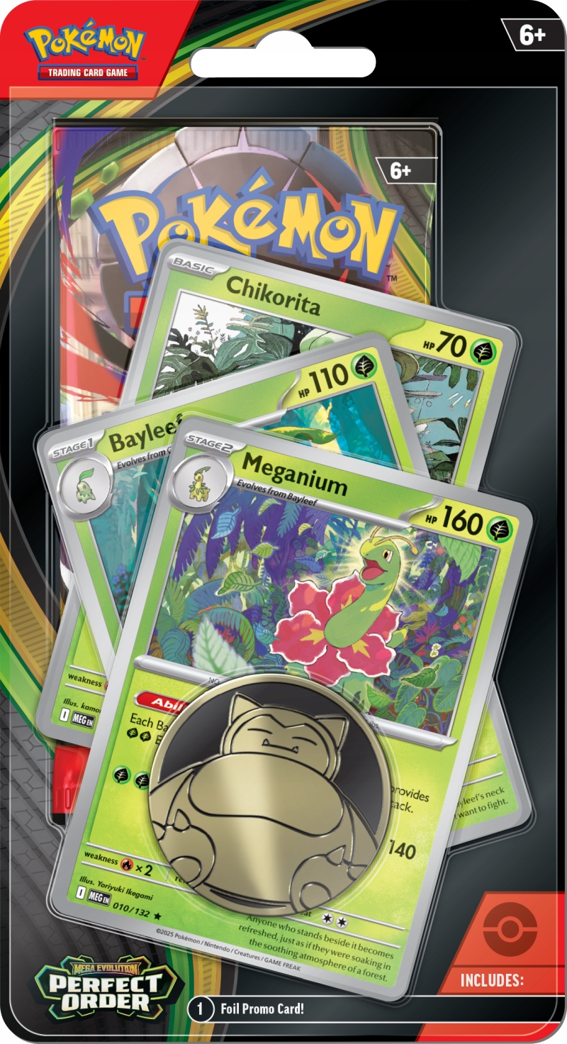 POKÉMON TCG MEGA EVOLUTION PERFECT ORDER PREMIUM CHECKLANE BLISTER MEGANIUM