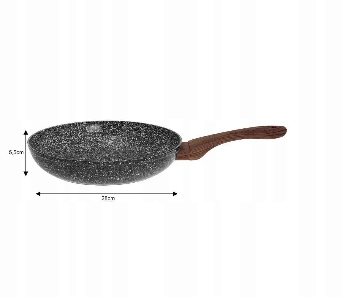 

Patelnia tradycyjna Kinghoff Granit 28 cm.
