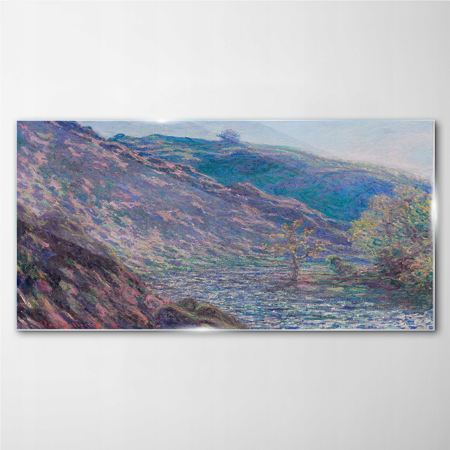 

Szklany obraz na ścianę Stare drzewo Monet 140x70