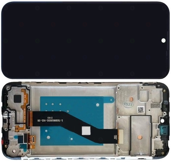 MOTOROLA E6S 2020 XT2053 WYŚWIETLACZ LCD RAMKA