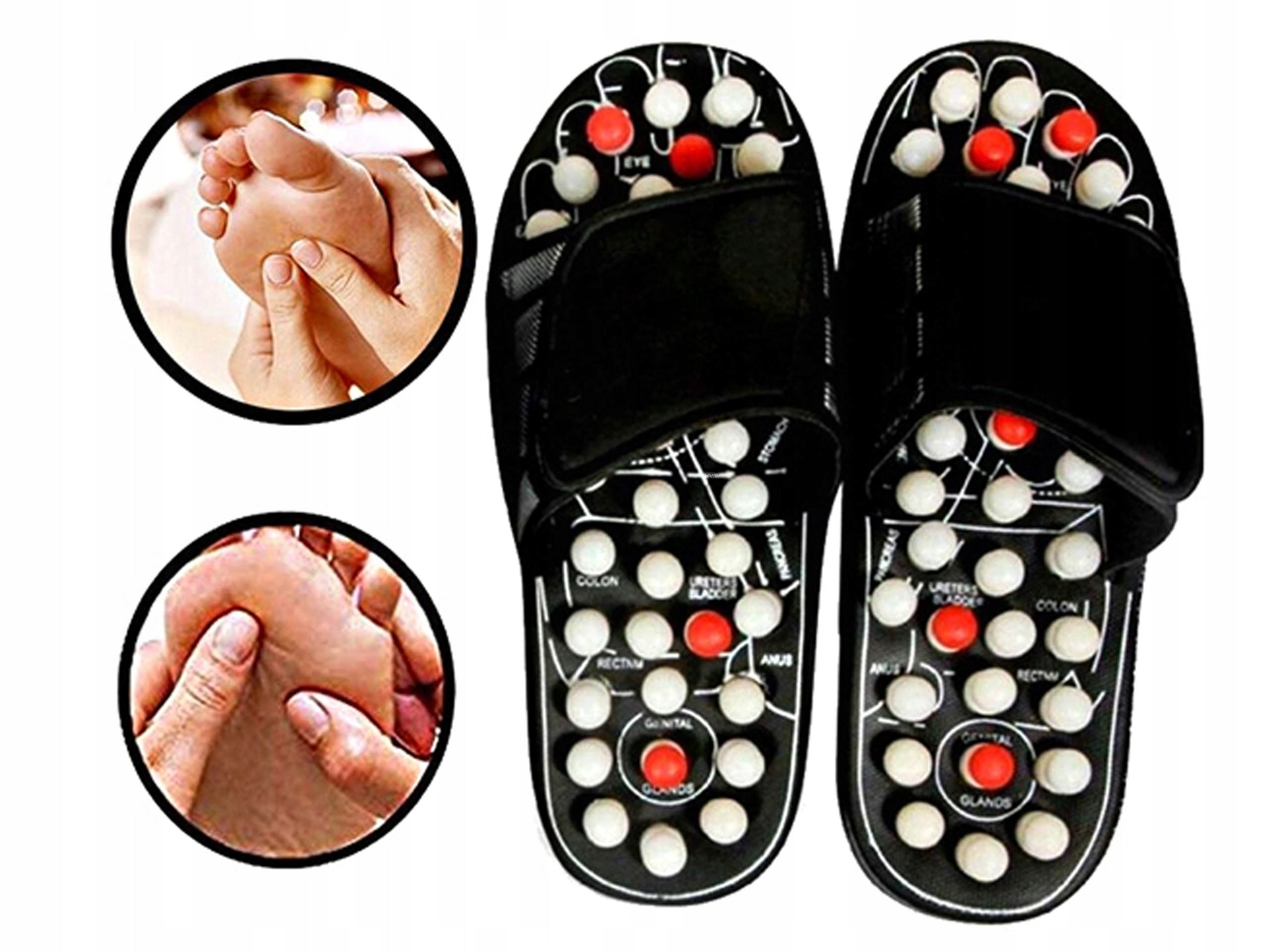 KLAPKI ZDROWOTNE DO AKUPRESURY I MASAŻU STÓP 42/43 Rozmiar 43