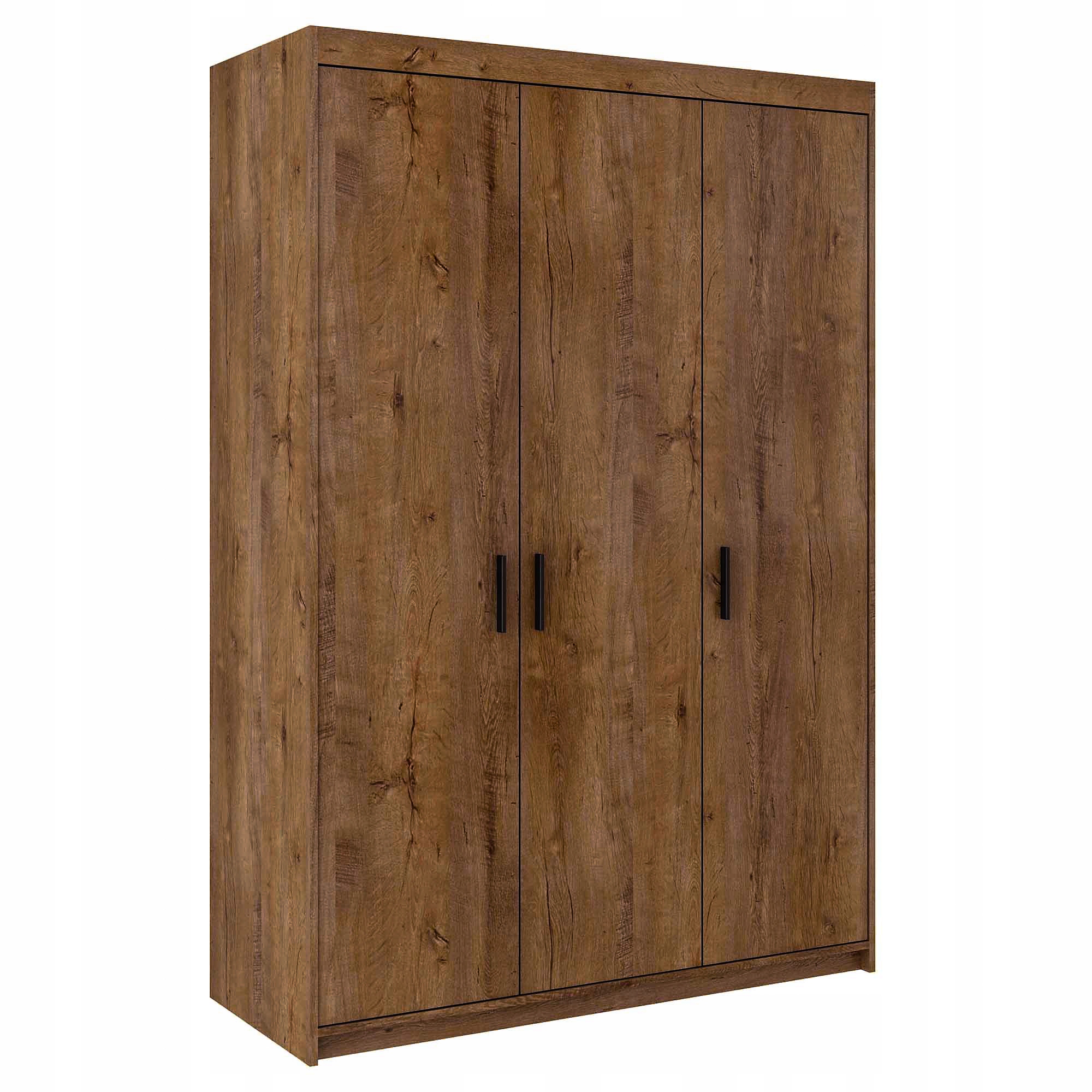 Skříň 3DVEŘOVÁ Šatník, Šuplík, 6 Polic , Lefkas