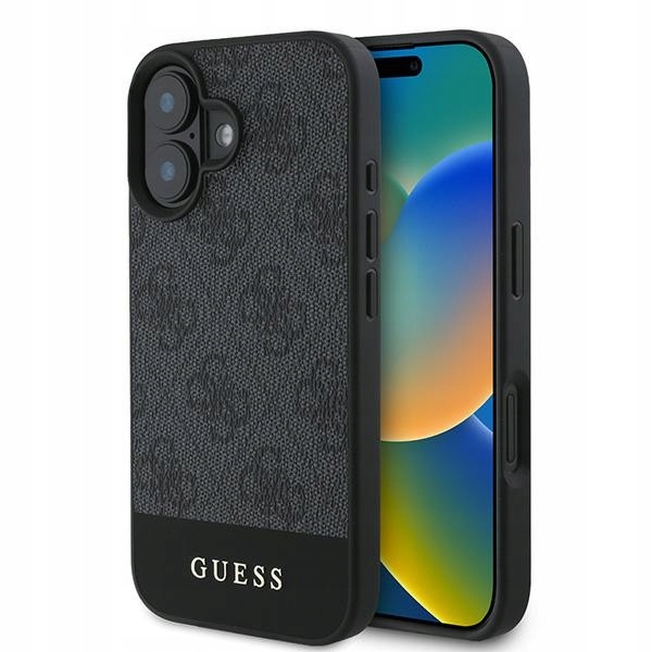 Originální pouzdro Guess pro iPhone 16 Plus 6.7" šedé obal na zadní kryt